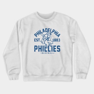 Philadelphia Phillies Retro 2 by Buck Tee Crewneck Sweatshirt